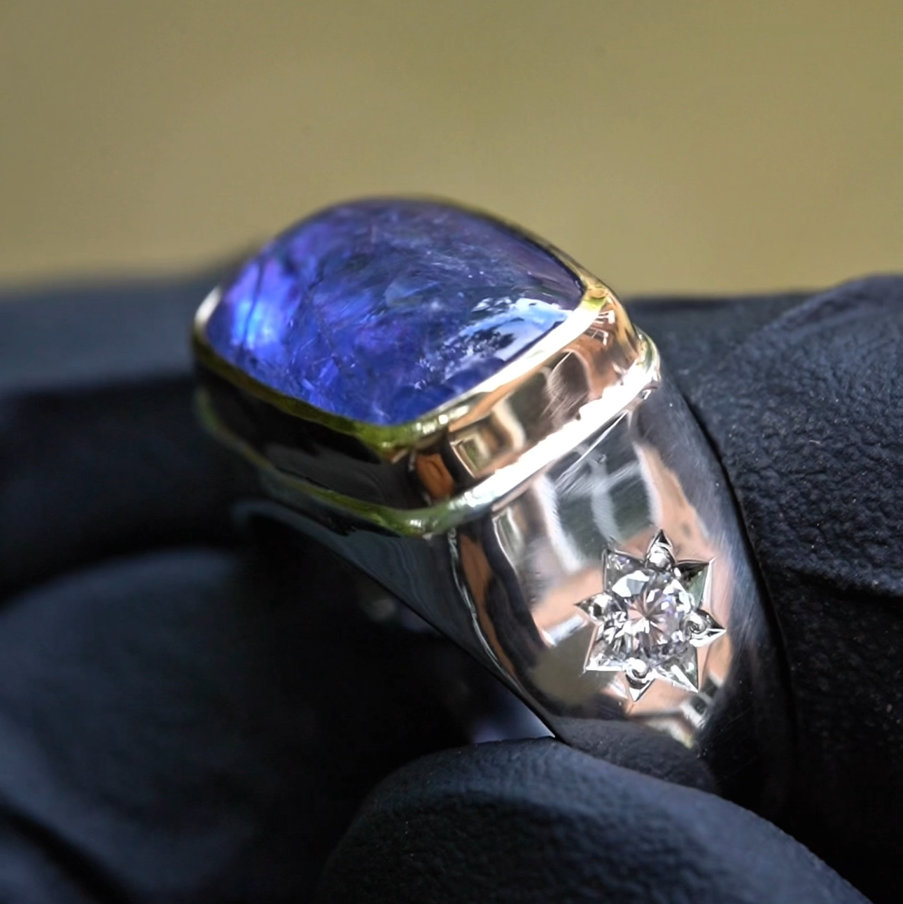 Tanzanite Signet ring 3