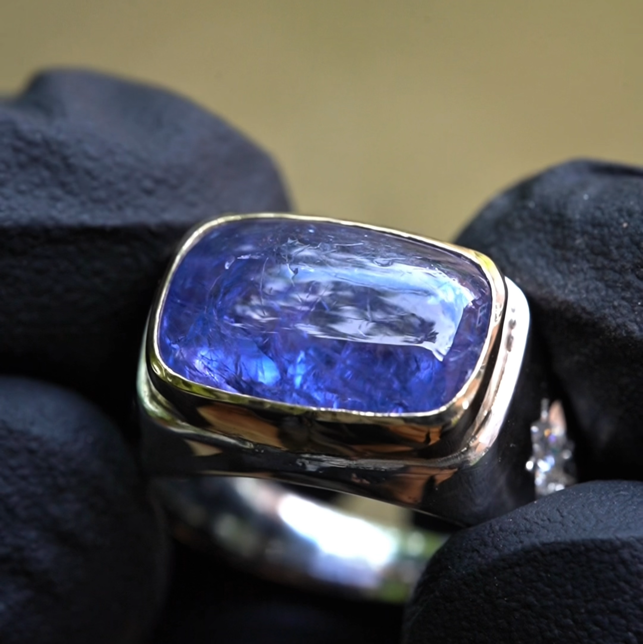 Tanzanite Signet ring 5