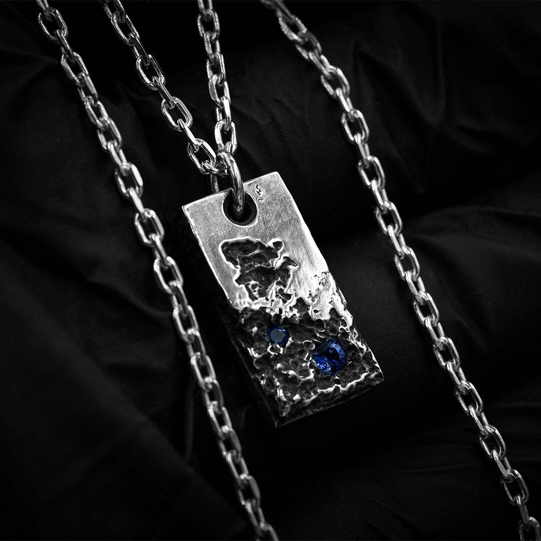 Mens deals sapphire chain